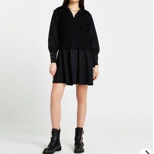 River Island Knit Sweater shirt dress